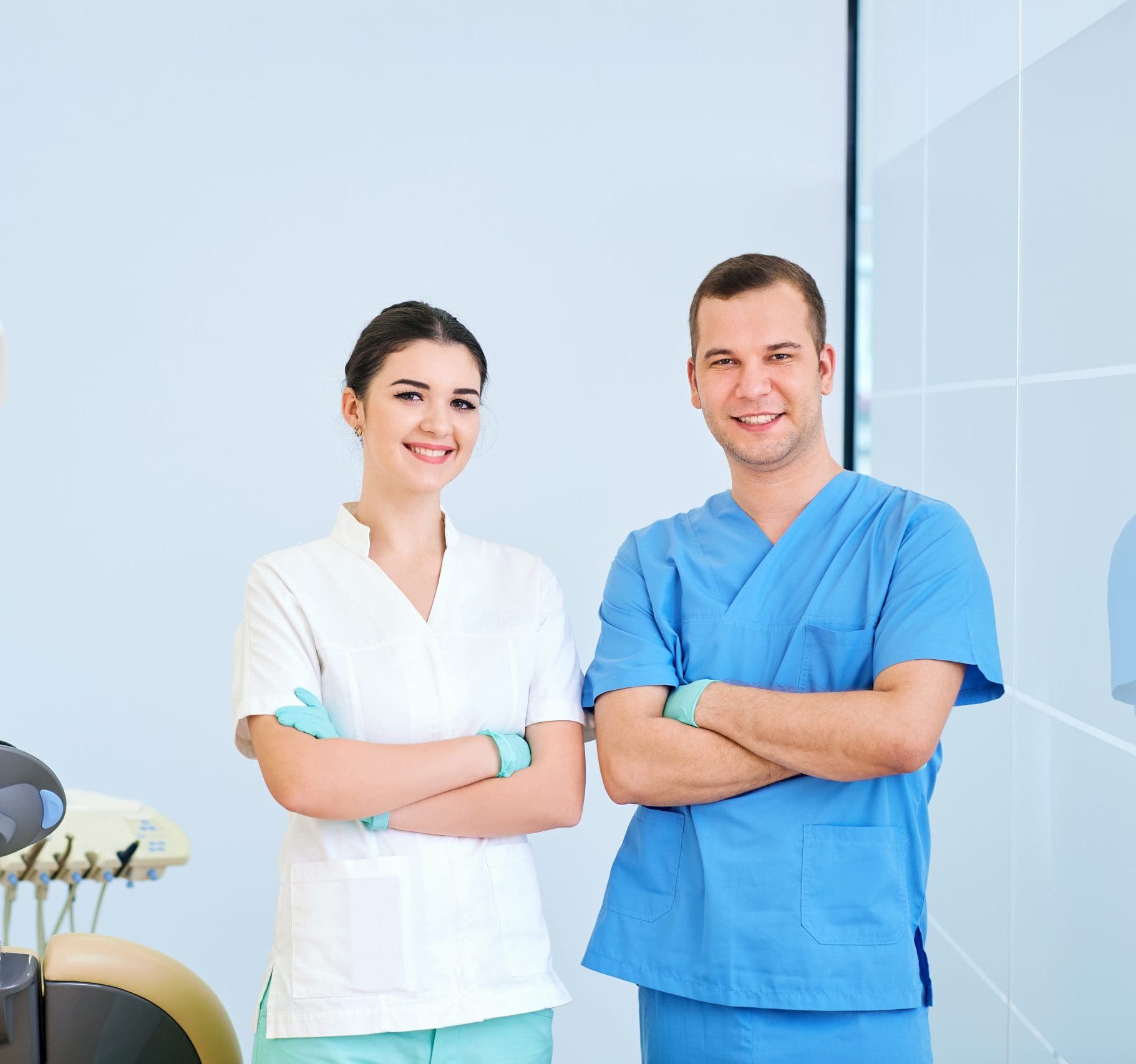 dentist-male-and-assistant-women-the-workplace-a-dental-office